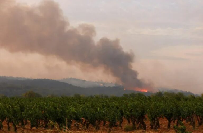 Wildfires Continue Spreading Across France And Spain